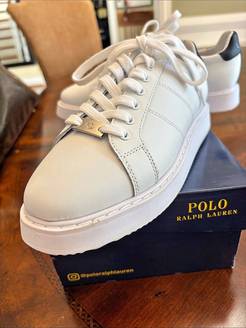 Polo Ralph Lauren Color Block Sneakers Like New W 8